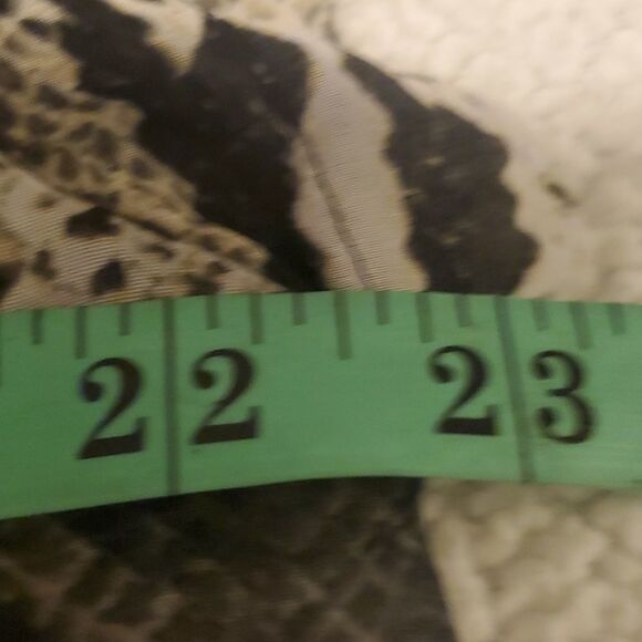 Skye's The Limit womens XL cream & gray snakeskin fully sheer tunic swim… - Picture 10 of 11